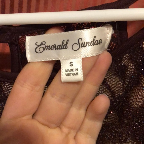 Maroon Sparkle Homecoming/formal dress - Picture 3 of 3